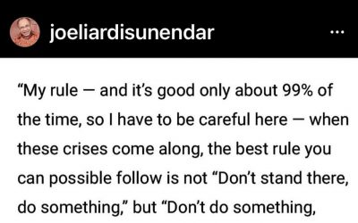 BERANDA 18 MARET 2021. DON’T DO SOMETHING. STAND THERE