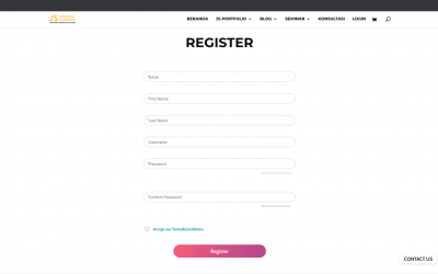 Registrasi akun baru